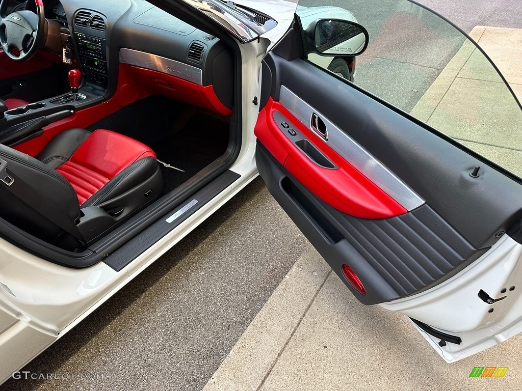 2002 Thunderbird Deluxe Roadster - Whisper White / Torch Red photo #34