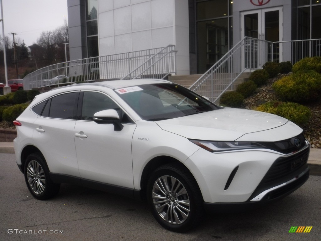 2021 Venza Hybrid XLE AWD - Blizzard White Pearl / Java/Black photo #1