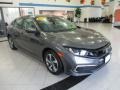 Modern Steel Metallic - Civic LX Sedan Photo No. 3