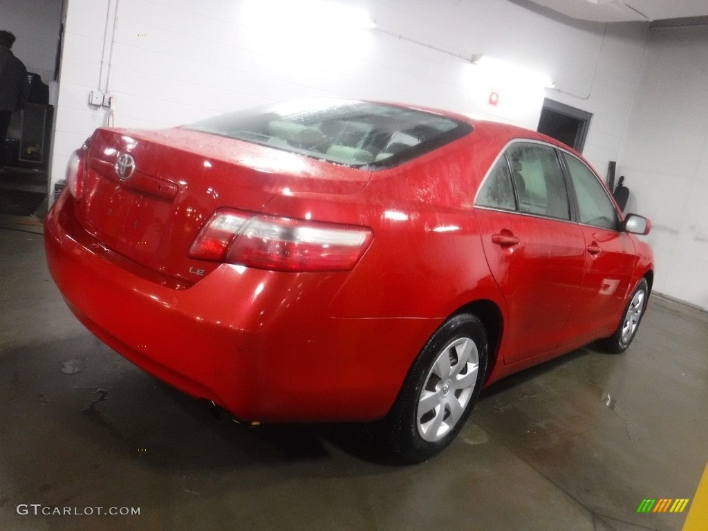 2007 Camry LE - Barcelona Red Metallic / Bisque photo #6