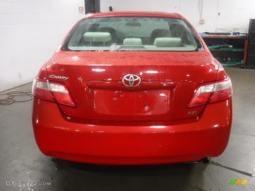 2007 Camry LE - Barcelona Red Metallic / Bisque photo #7
