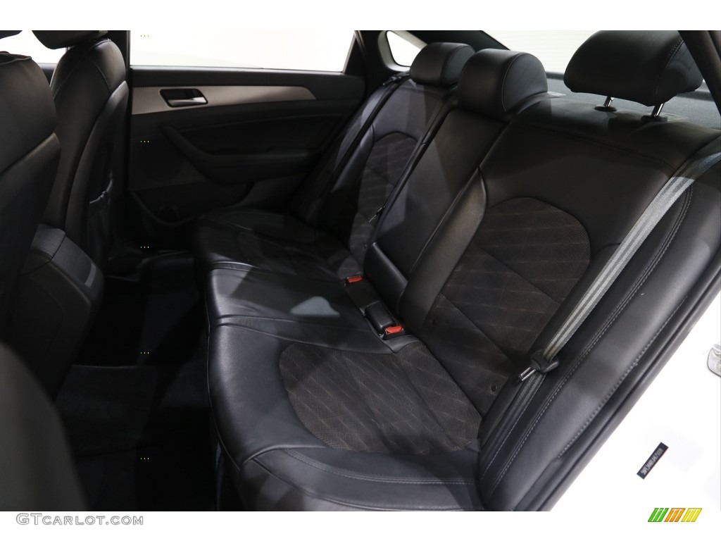 2018 Sonata Sport 2.0T - Quartz White Pearl / Black photo #17