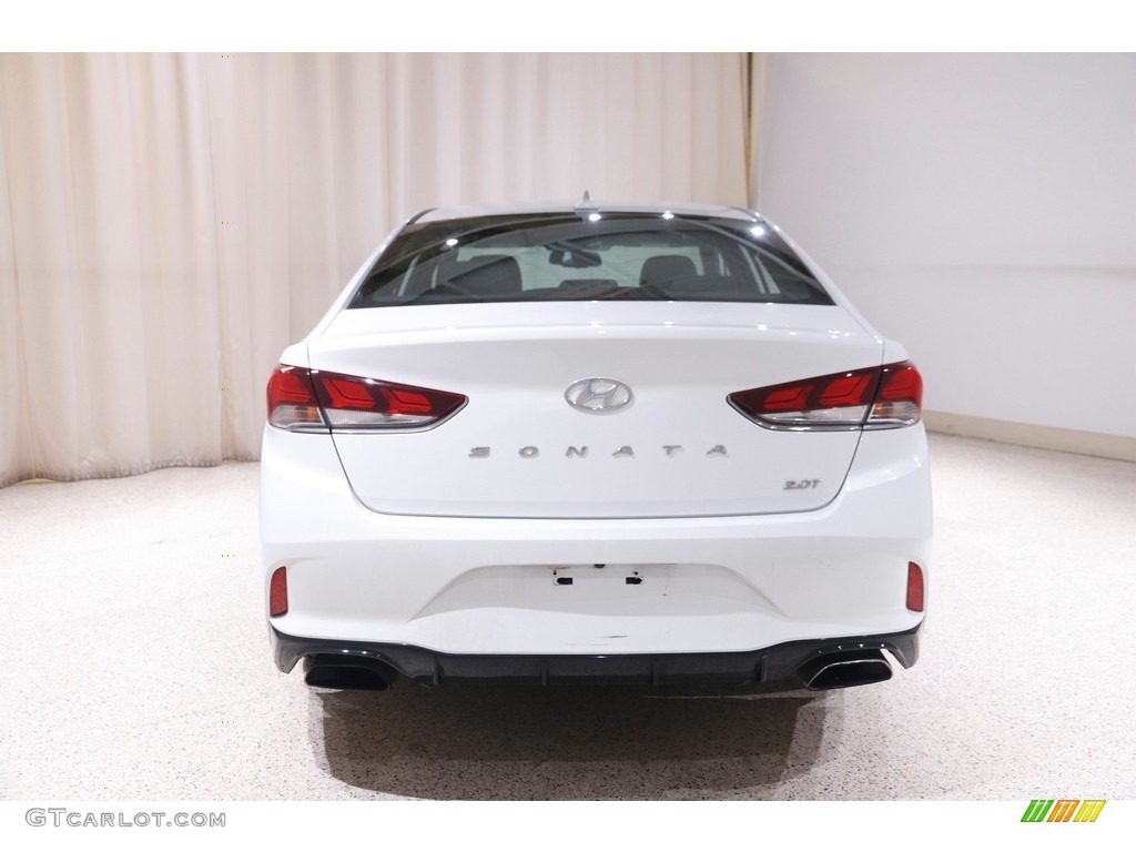 2018 Sonata Sport 2.0T - Quartz White Pearl / Black photo #18