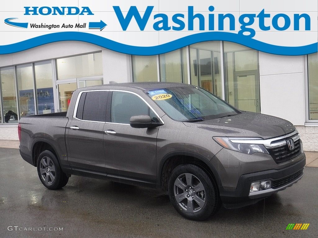 2020 Ridgeline RTL-E AWD - Pacific Pewter Metallic / Black photo #1