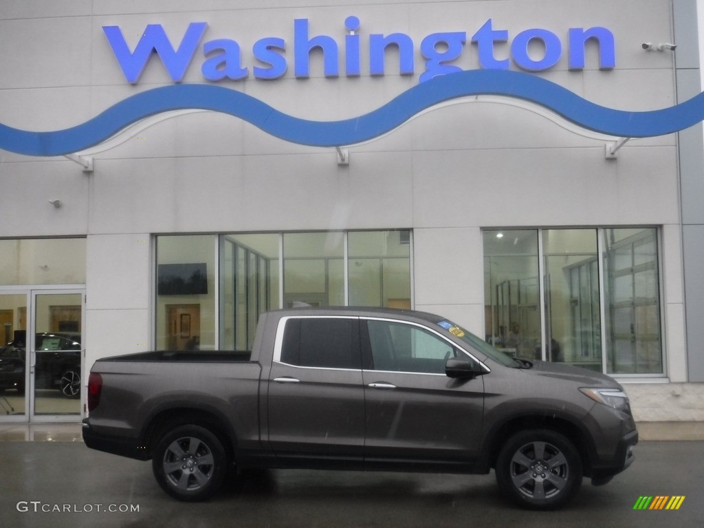 2020 Ridgeline RTL-E AWD - Pacific Pewter Metallic / Black photo #2