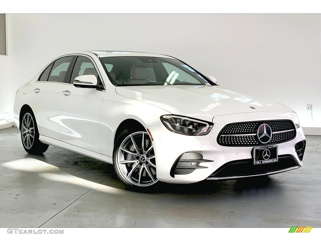 Polar White 2023 Mercedes-Benz E 350 Sedan Exterior Photo #145184475