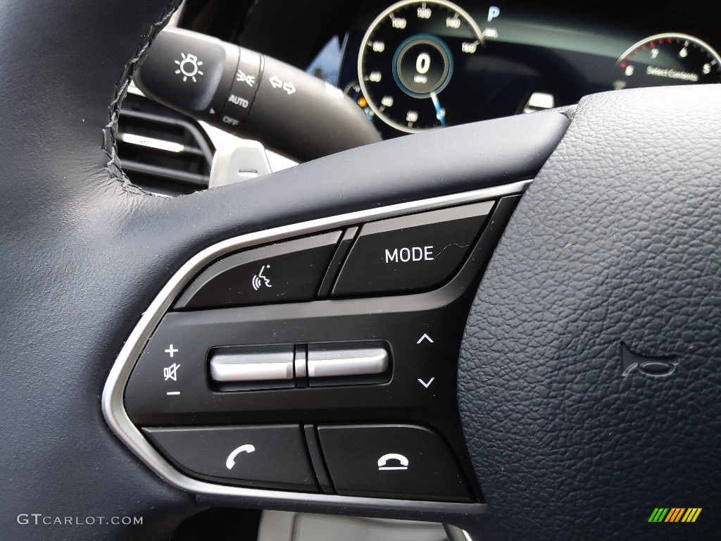 2022 Hyundai Palisade Limited AWD Navy/Beige Steering Wheel Photo #145184478