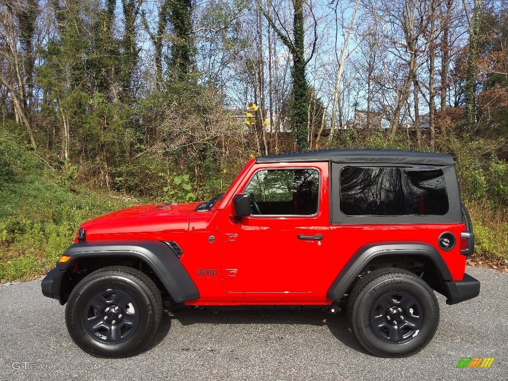 Firecracker Red 2023 Jeep Wrangler Sport 4x4 Exterior Photo #145184667