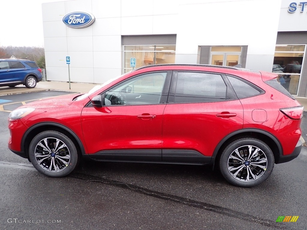 Rapid Red Metallic 2022 Ford Escape SEL 4WD Exterior Photo #145184748