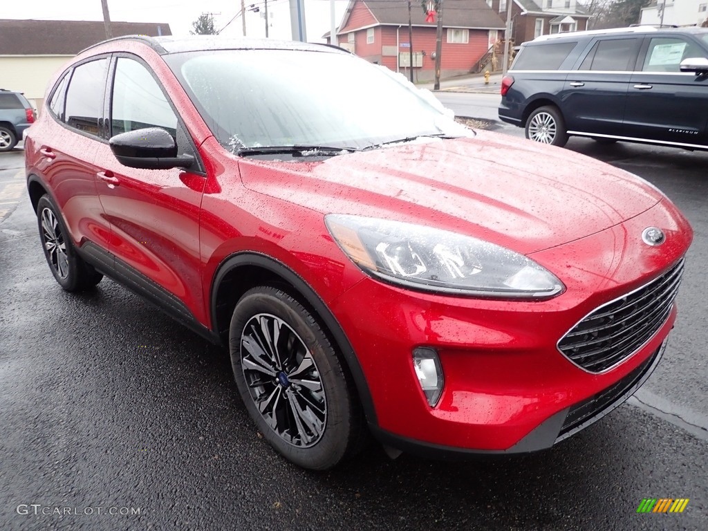 Rapid Red Metallic 2022 Ford Escape SEL 4WD Exterior Photo #145184817