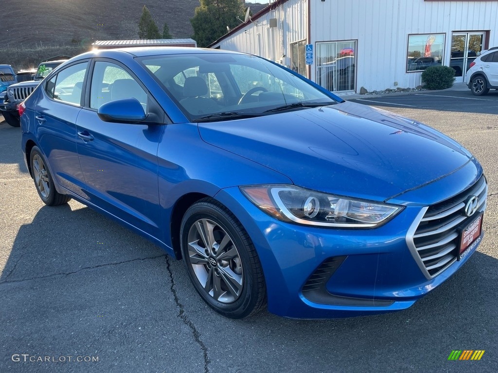 2018 Elantra SEL - Electric Blue / Gray photo #1