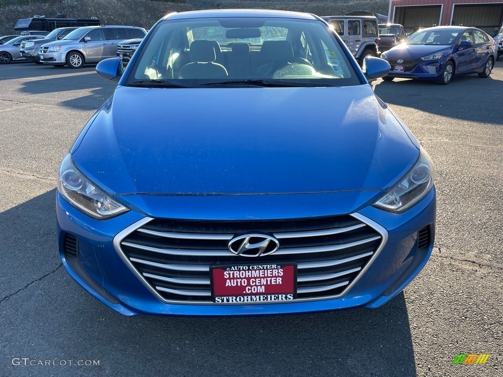 2018 Elantra SEL - Electric Blue / Gray photo #2