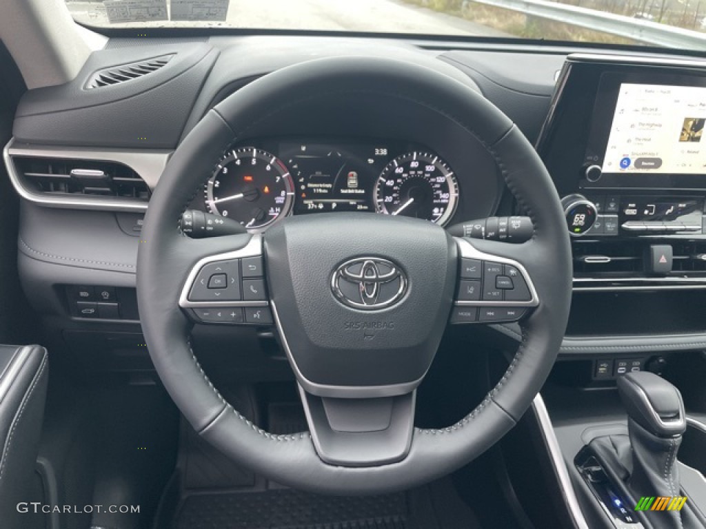 2023 Toyota Highlander LE Black Steering Wheel Photo #145184928