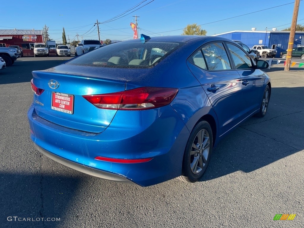2018 Elantra SEL - Electric Blue / Gray photo #5
