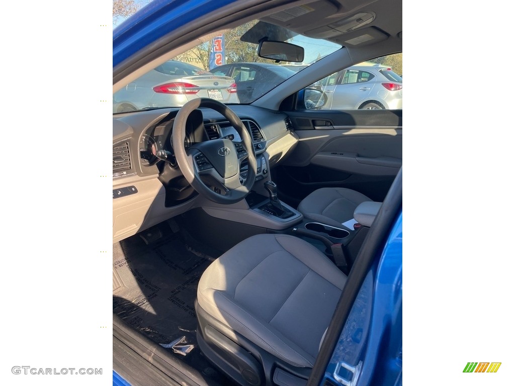 2018 Elantra SEL - Electric Blue / Gray photo #8