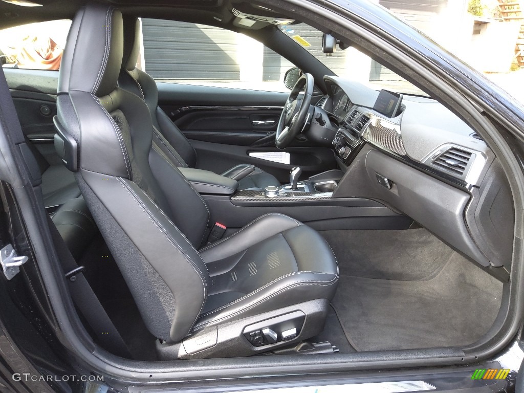 Black Interior 2018 BMW M4 Coupe Photo #145185099