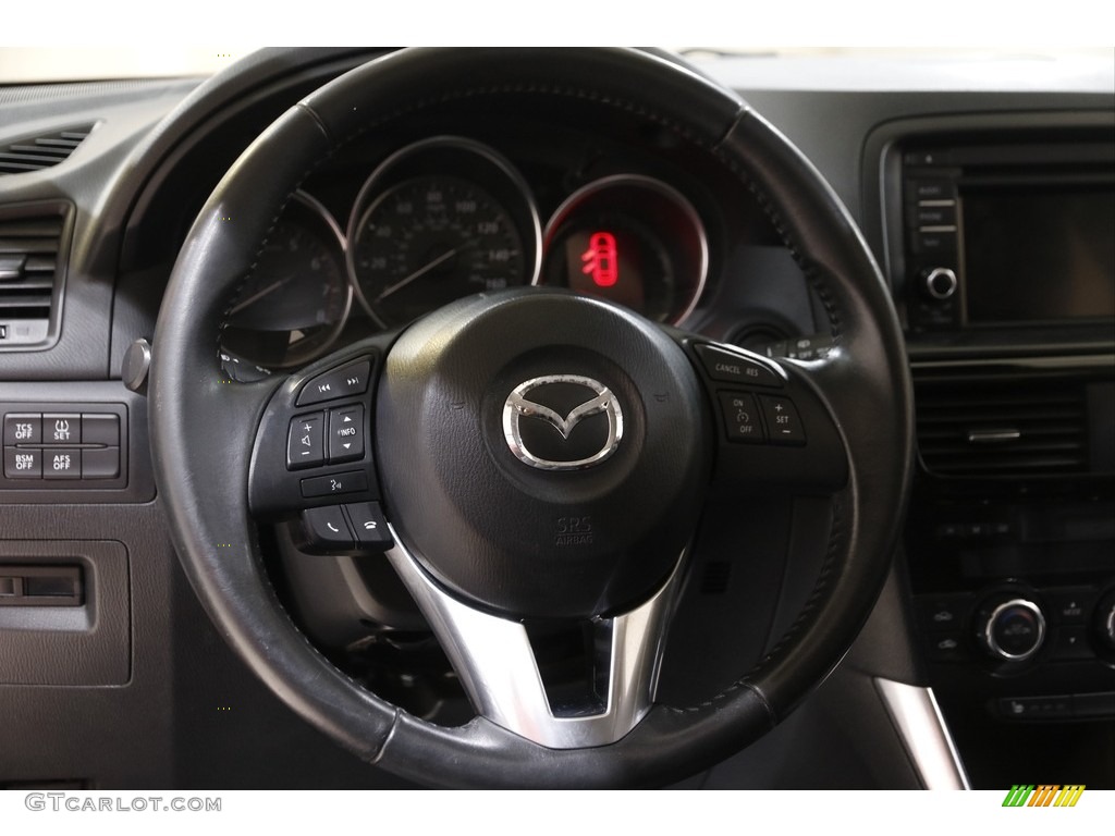 2014 CX-5 Grand Touring AWD - Soul Red Metallic / Black photo #7