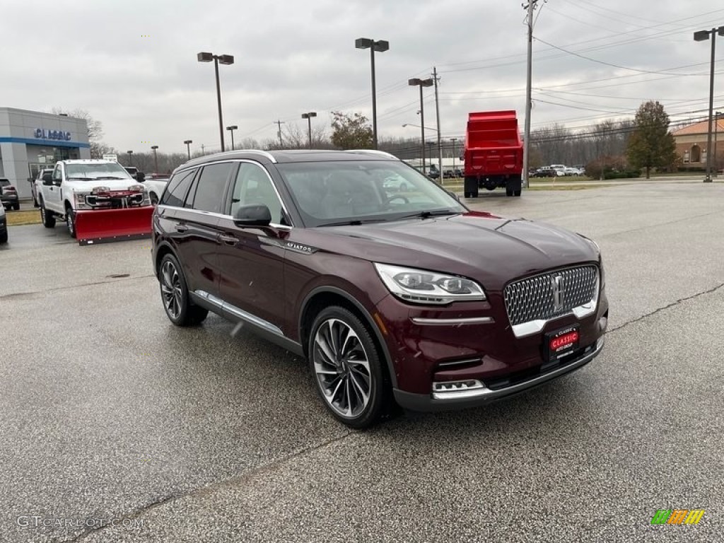 Burgundy Velvet 2020 Lincoln Aviator Reserve AWD Exterior Photo #145185330