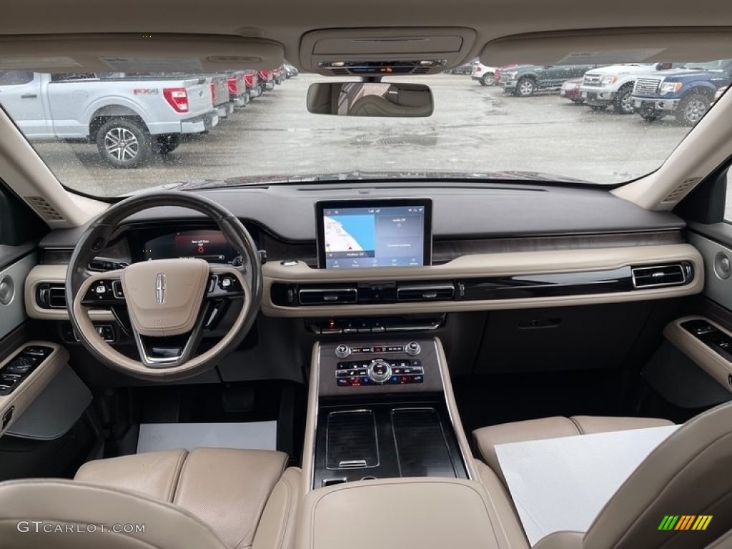 Sandstone Interior 2020 Lincoln Aviator Reserve AWD Photo #145185411