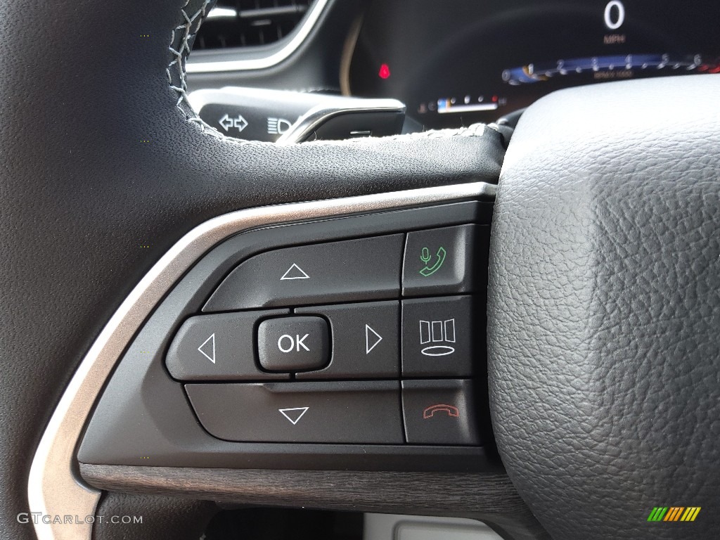 2023 Jeep Grand Cherokee Limited 4x4 Global Black Steering Wheel Photo #145185474