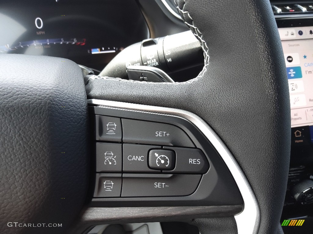 2023 Jeep Grand Cherokee Limited 4x4 Global Black Steering Wheel Photo #145185492
