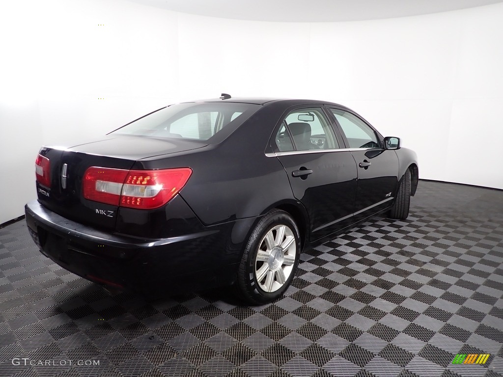 2008 MKZ Sedan - Black / Dark Charcoal photo #9