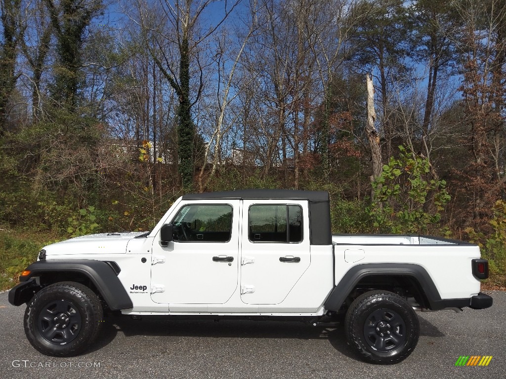 2023 Gladiator Sport 4x4 - Bright White / Black photo #1