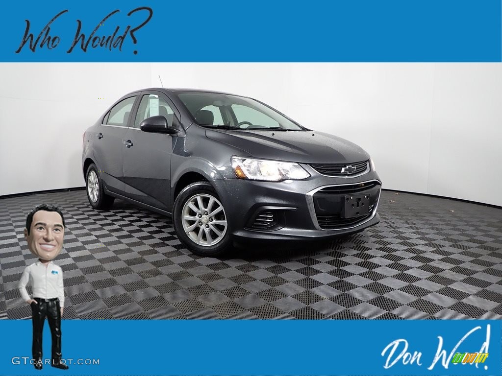 2018 Sonic LT Sedan - Nightfall Gray Metallic / Jet Black photo #1
