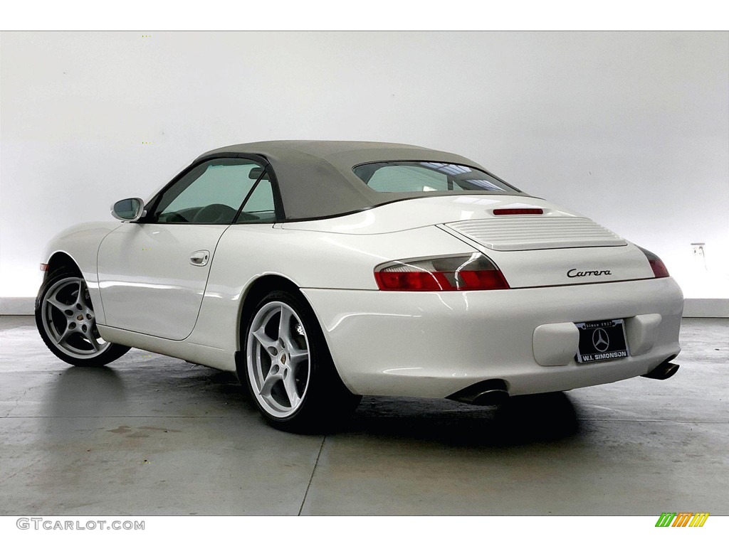 2002 911 Carrera Cabriolet - Carrara White / Graphite Grey photo #10