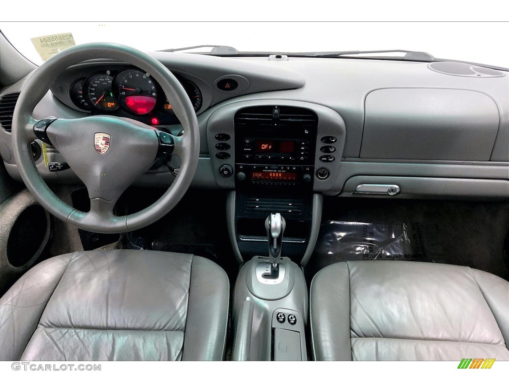 Graphite Grey Interior 2002 Porsche 911 Carrera Cabriolet Photo #145187277