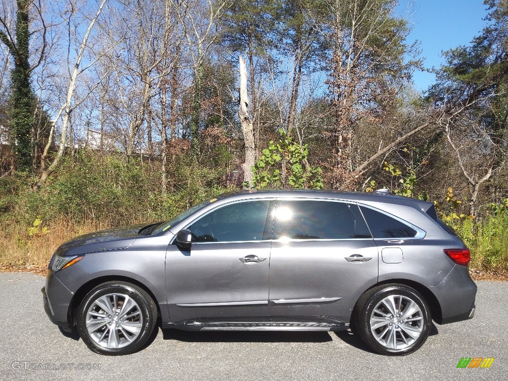 2018 MDX AWD - Modern Steel Metallic / Ebony photo #1