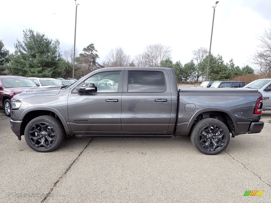 Granite Crystal Metallic 2022 Ram 1500 Limited Crew Cab 4x4 Exterior Photo #145188342