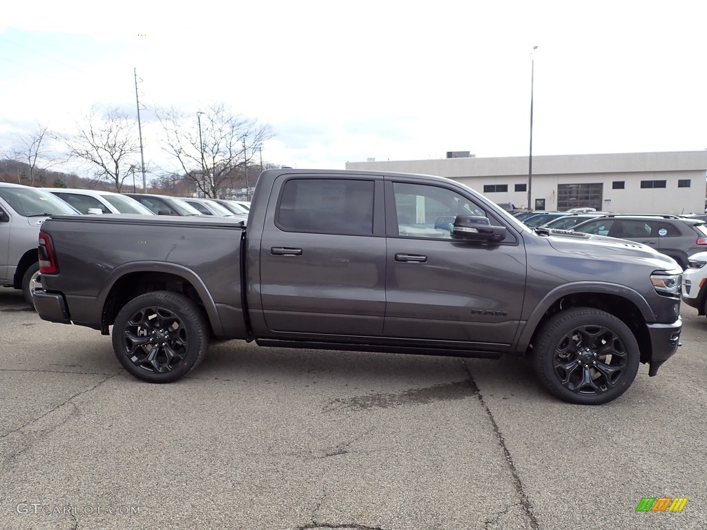 Granite Crystal Metallic 2022 Ram 1500 Limited Crew Cab 4x4 Exterior Photo #145188420