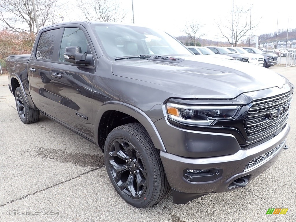 Granite Crystal Metallic 2022 Ram 1500 Limited Crew Cab 4x4 Exterior Photo #145188444