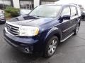 2013 Obsidian Blue Pearl Honda Pilot Touring 4WD  photo #12