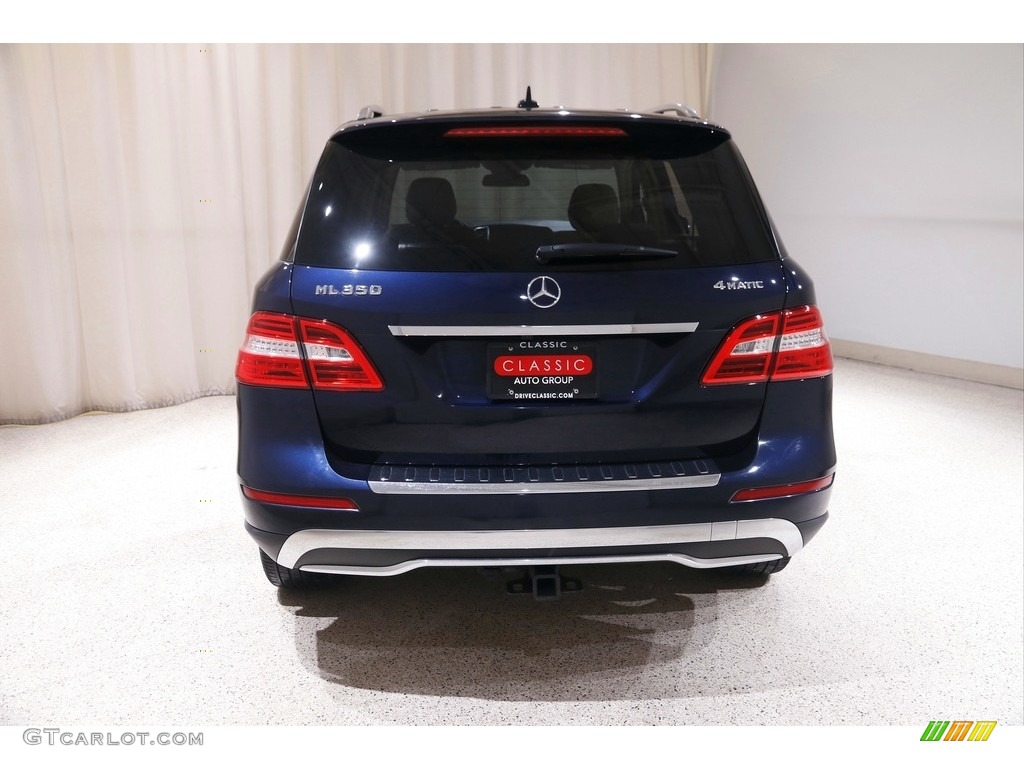 2015 ML 350 4Matic - Lunar Blue Metallic / Almond Beige/Mocha photo #19