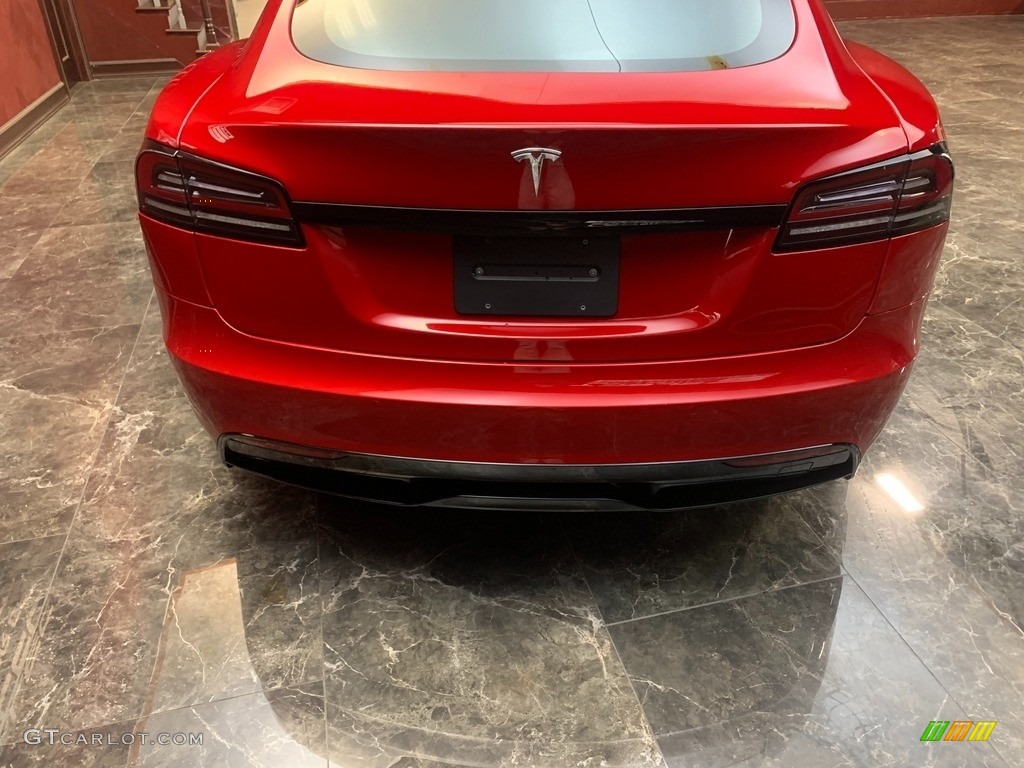 2022 Model S AWD - Red Multi-Coat / Black photo #4