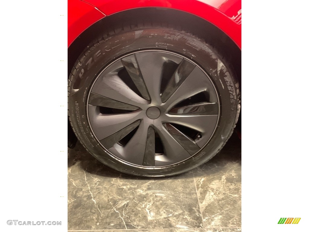 2022 Model S AWD - Red Multi-Coat / Black photo #6