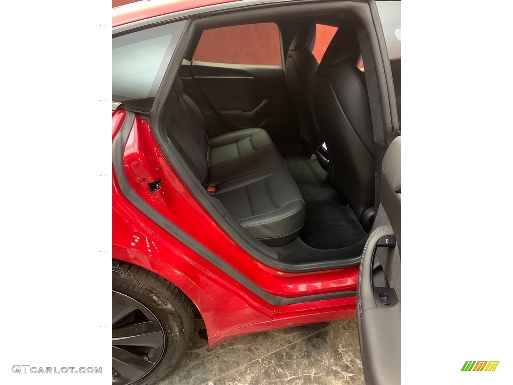 2022 Tesla Model S AWD Rear Seat Photo #145188891
