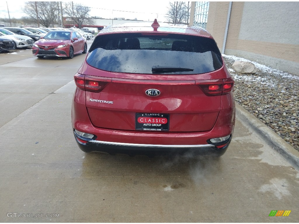 2020 Sportage LX - Hyper Red / Black photo #3