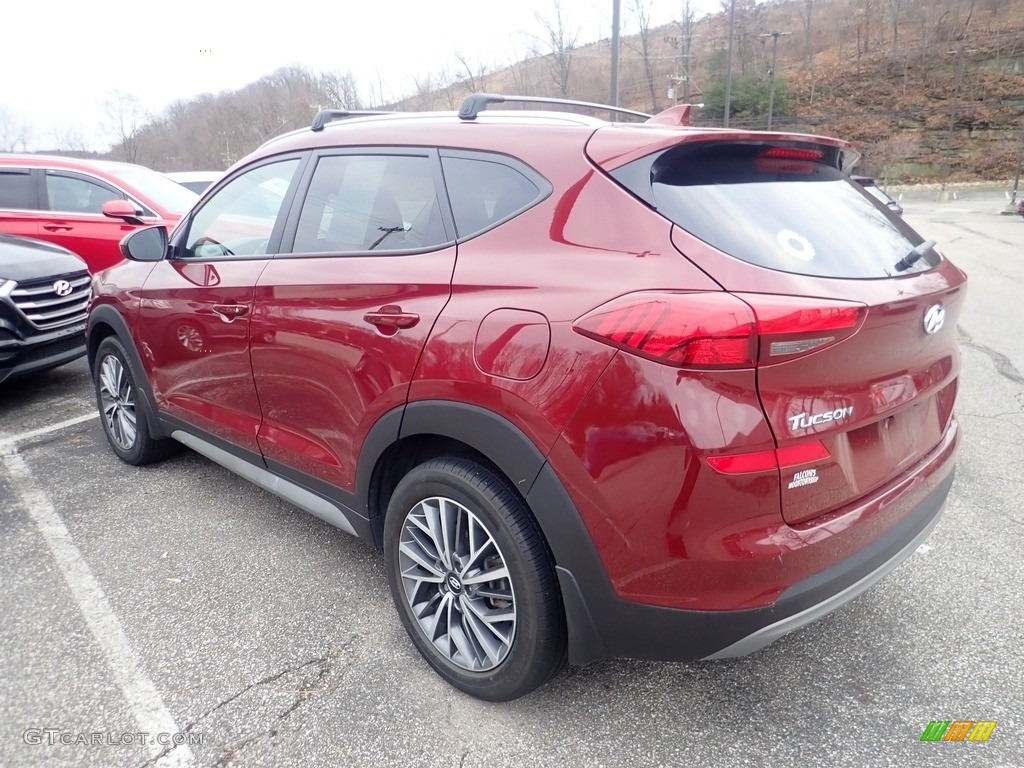 2020 Tucson SEL AWD - Gemstone Red / Beige photo #2