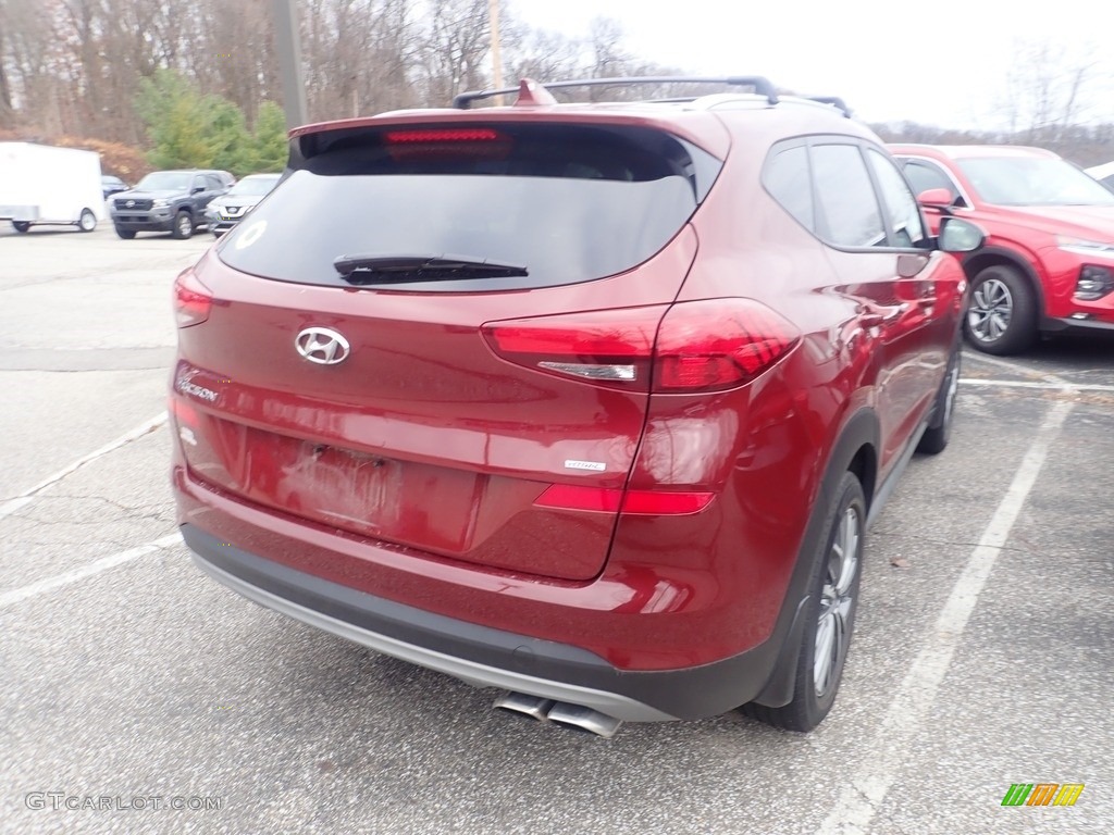 2020 Tucson SEL AWD - Gemstone Red / Beige photo #4