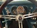 1967 Pontiac Firebird Bright Blue Interior Gauges Photo