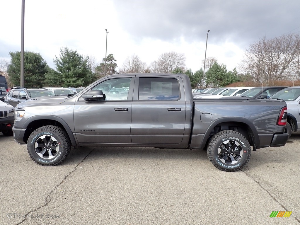 Granite Crystal Metallic 2022 Ram 1500 Rebel Crew Cab 4x4 Exterior Photo #145191123