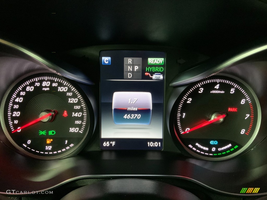 2019 GLC 350e 4Matic - Selenite Grey Metallic / Black photo #29