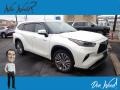 2021 Blizzard White Pearl Toyota Highlander Hybrid Platinum AWD  photo #1