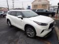 2021 Blizzard White Pearl Toyota Highlander Hybrid Platinum AWD  photo #2