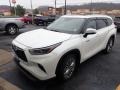 2021 Blizzard White Pearl Toyota Highlander Hybrid Platinum AWD  photo #7