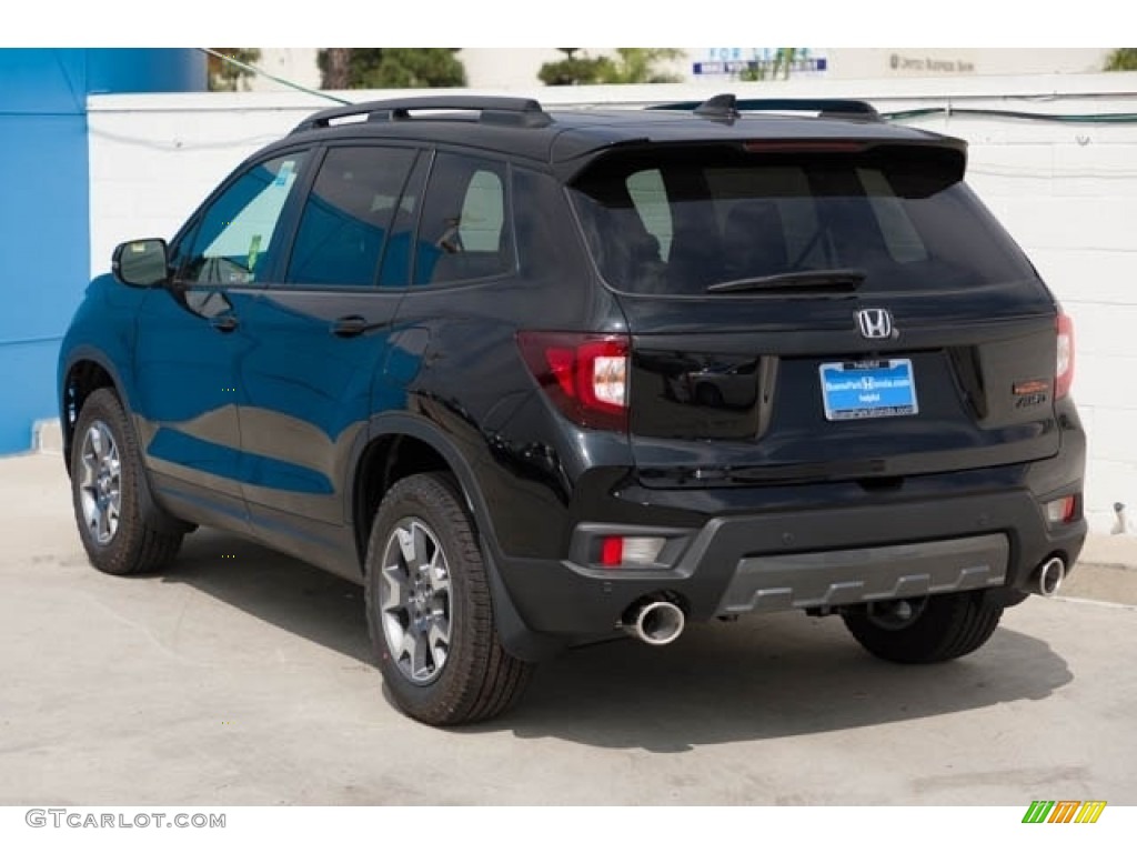 Crystal Black Pearl 2023 Honda Passport Trailsport AWD Exterior Photo #145193343