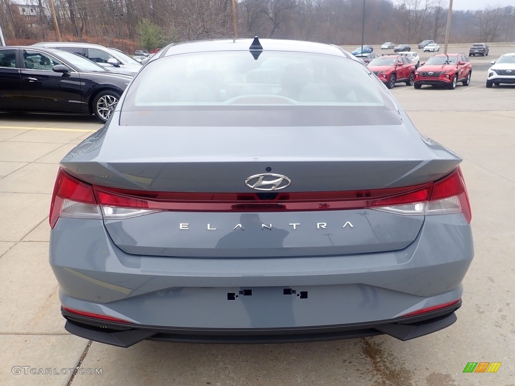 2023 Elantra SEL - Electric Shadow / Medium Gray photo #3